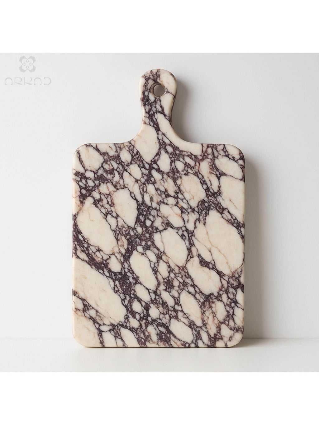 Chopping Board - Calacatta Viola Marble - Natural Stone Cutting & Serving Board • Luxury Kitchen Decor • Gift