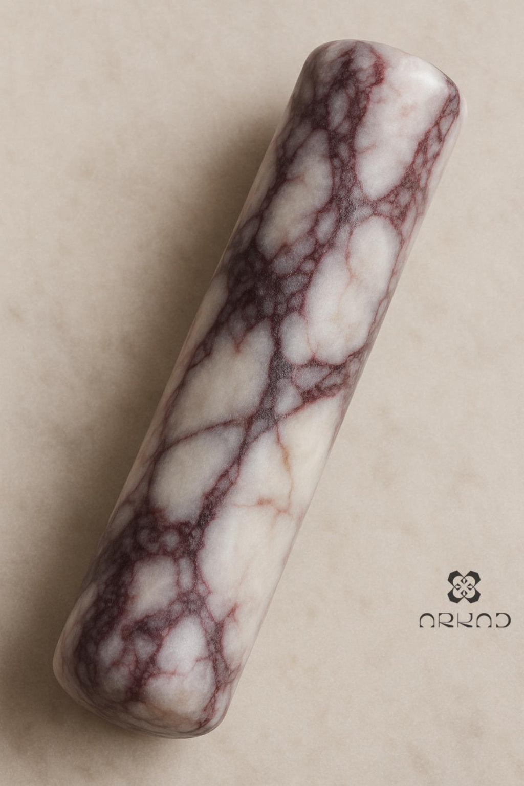 Mortar and Pestle – Calacatta Viola Marble - Handmade Natural Stone Spice Grinder, Kitchen Decor, Herb Crusher, Unique Housewarming Gift
