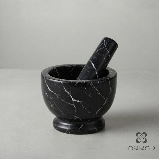 MORTAR AND PESTLE – ALEXANDER BLACK MARBLE
