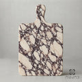 Chopping Board - Calacatta Viola Marble - Natural Stone Cutting & Serving Board • Luxury Kitchen Decor • Gift
